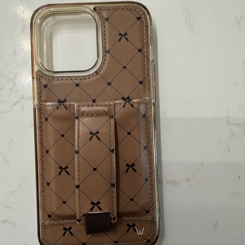 Brown Bow Walli Case